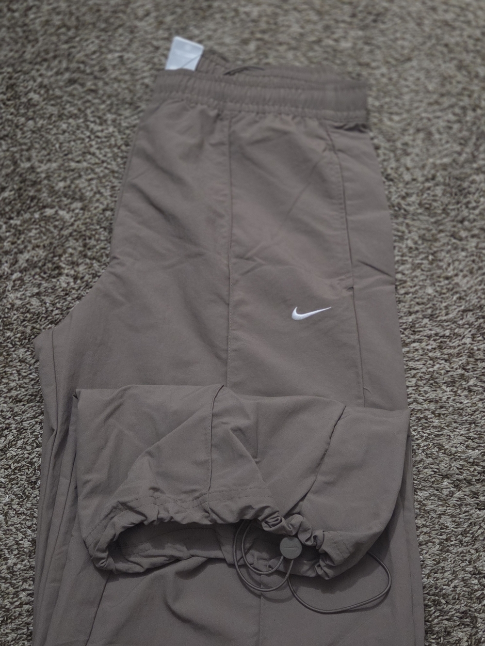 Nike Kids Taupe/Beige Drawcord Joggers